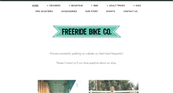 Desktop Screenshot of freeridebikeco.com