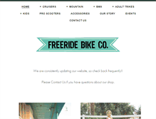 Tablet Screenshot of freeridebikeco.com